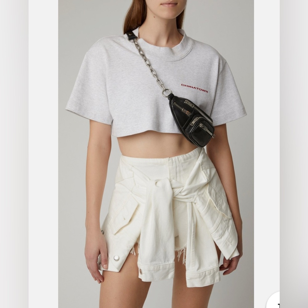Alexander Wang Tie Front Skort - Carpenter White - Size 26